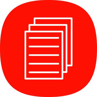 Vektör belgesi Simge illüstrasyonu