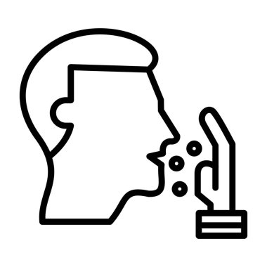 Adam el yıkama ikonu. Beyaz arkaplanda izole edilmiş web tasarımı için ana hatlı erkek el yıkama vektör simgesi