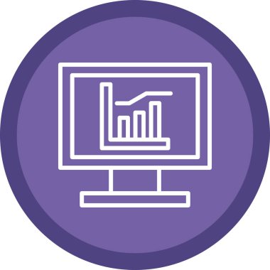 Seo simgesinin vektör çizimi modern