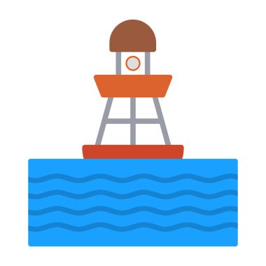 Simge vektör çizim şamandıra 