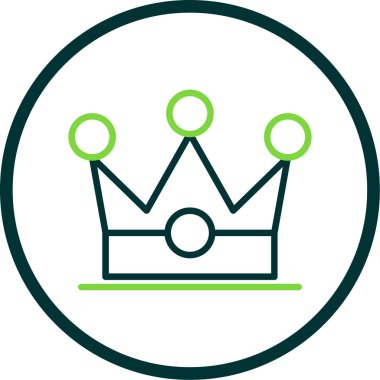 Kraliyet taç vektör illüstrasyon tasarımı