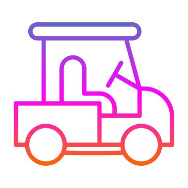 araba simgesi vektör illüstrasyonu