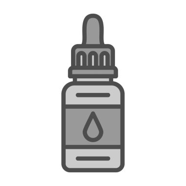 Bırakma şişesi ikonu. Ağ için indirme vektörü simgelerinin özet çizimi