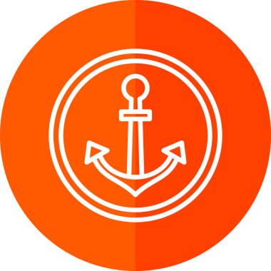 Çapa. Web simgesi basit illüstrasyon 