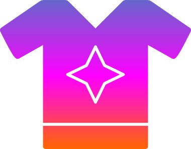 t-shirt simgesi, vektör illüstrasyonu basit tasarım
