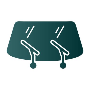 Masa sandalyesi ikonu. vektör illüstrasyonu