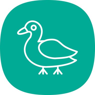 Eğil. Web simgesi basit illüstrasyon 