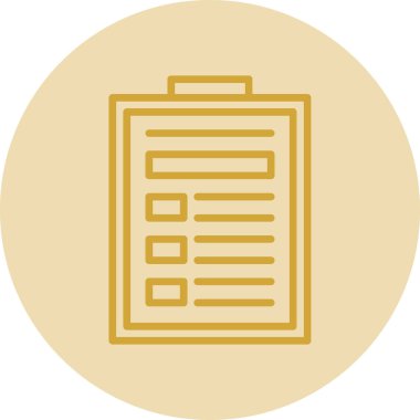 Belge. Web simgesi basit illüstrasyon 