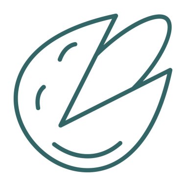 Fıstıklı fıstık. Web simgesi basit illüstrasyon 