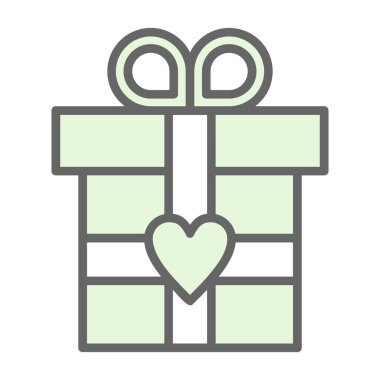 hediye kutusu vektör simgesi 