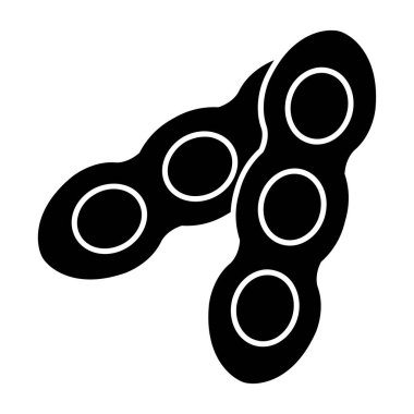 Şekerleme ikonu. Siyah illüstrasyon beyaz arka plan tasarımı için izole edildi. ve web tasarım simgesi.