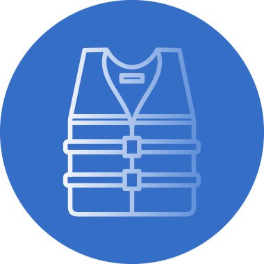 can yeleği simgesi, vektör illüstrasyonu basit tasarım