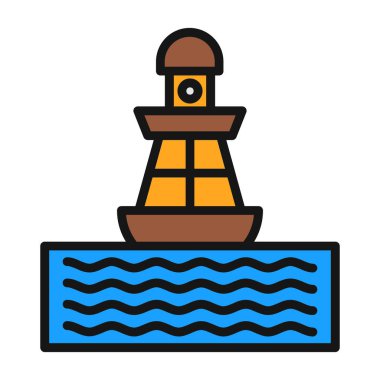 Simge vektör çizim şamandıra 