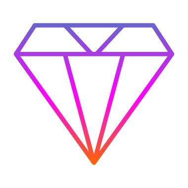 Elmas düz simge, vektör illüstrasyon tasarımı