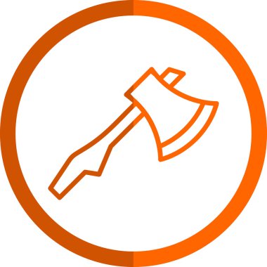 Vektör Tasarımı Axe Simgesi Biçimi