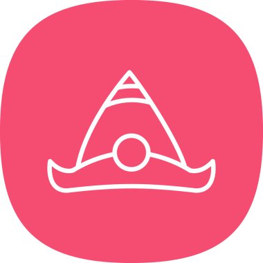 tekne ikonu vektör illüstrasyonu