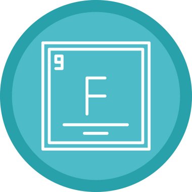 f harfi simgesi vektör illüstrasyonu