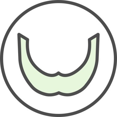 Beyaz arkaplanın çizgi film simgesinin vektör çizimi