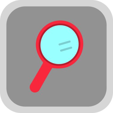 ayna simgesi, ağ basit illüstrasyon