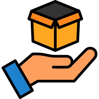 dosya özeti biçiminde kutu gönderme simgesi