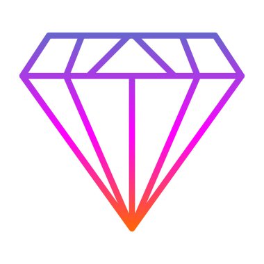 Elmas düz simge, vektör illüstrasyon tasarımı