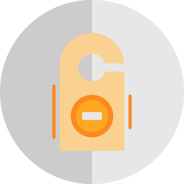 düz vektör simgesini kilitle