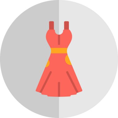 elbise simgesi, vektör illüstrasyonu basit tasarım