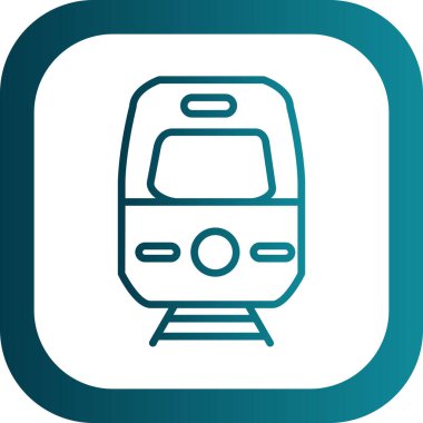 vektör metro simgesi illüstrasyonu