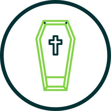 Benzersiz mezar vektörü simgesi