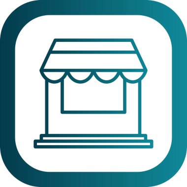 Basit depolama simgesi, vektör illüstrasyon tasarımı