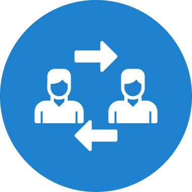 iş simgesi vektör illüstrasyonu