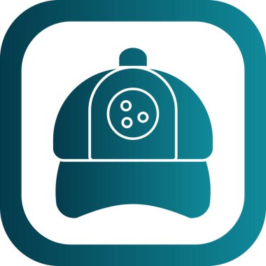 hat simgesi, vektör illüstrasyonu basit tasarım