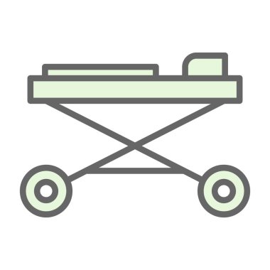 el arabası simgesi vektör çizimi tasarımı