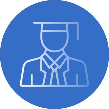 öğrenci simgesi vektör illüstrasyonu