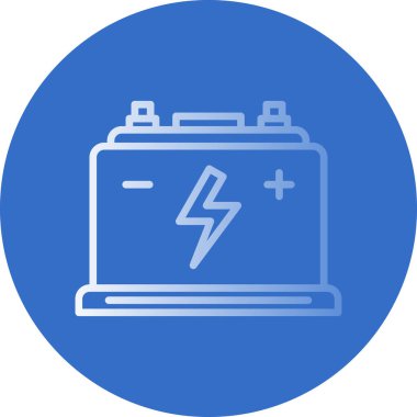 Pil. Web simgesi basit tasarım                       