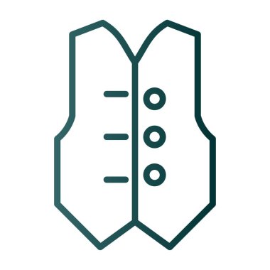 Yeşil simgenin vektör illüstrasyonu