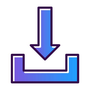 İndir. Web simgesi basit illüstrasyon