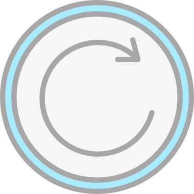 Dairesel simge sembolünü tazele