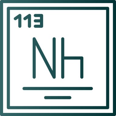 periyodik tablo simgesinin periyodik tablosu.