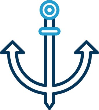 Çapa. Web simgesi basit illüstrasyon 