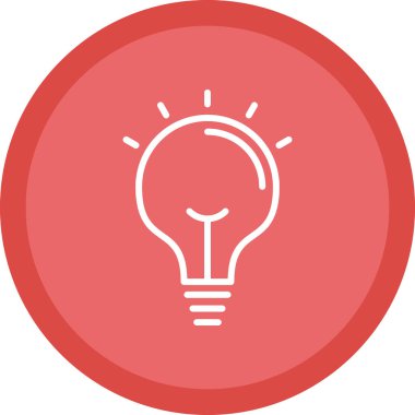 ampul simgesi vektör illüstrasyonu 