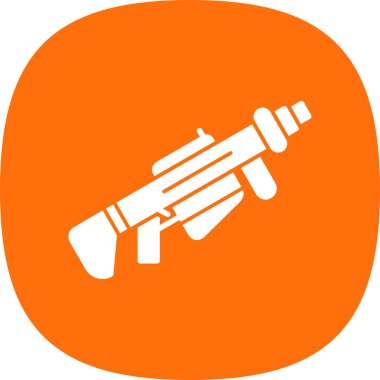 El bombası fırlatıcı vektör illüstrasyonu basit tasarım