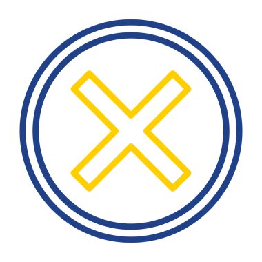 Haç. Web simgesi basit illüstrasyon