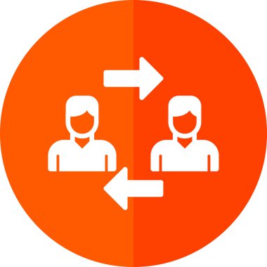 İnsan simgesinin vektör illüstrasyonu