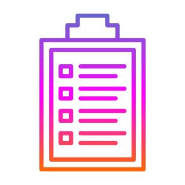 Pano simgesi, vektör illüstrasyonu basit tasarım