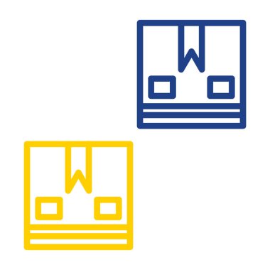 kutu simgesi, vektör illüstrasyonu basit tasarım