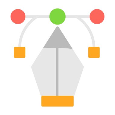 iş düz renk simgesi.