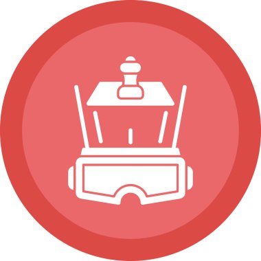 Modern oto tamir simgesinin vektör illüstrasyonu