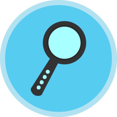 Büyüteç simgesi. vektör illüstrasyonu 