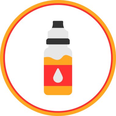 Şişe. Web simgesi basit illüstrasyon